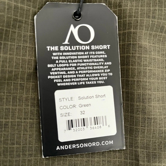 NEW AndersonOrd Lightweight, Moisture Wicking, 4-way Stretch Athletic Golf Short - Picture 6 of 6